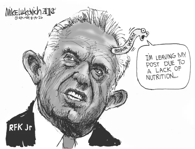 Editorial cartoons — 2 of them